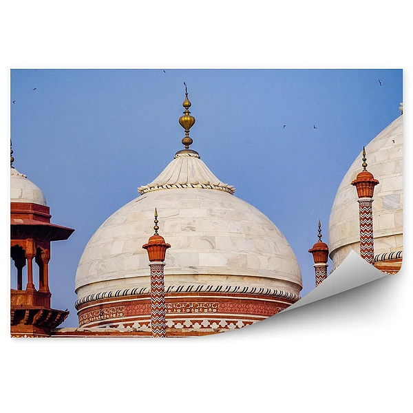 Fototapeta Kopuła wieżyczki taj mahal indie