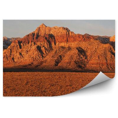 Okleina ścienna Pustynia nevada góry plaża niebo