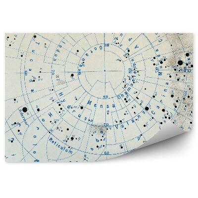 Fototapeta Konstelacja gwiazdy niemcy mapa 1908 rok