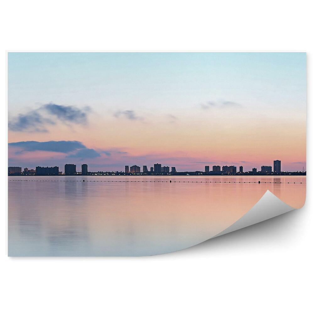 Fototapeta na ścianę Panorama miasta Hiszpania architektura morze