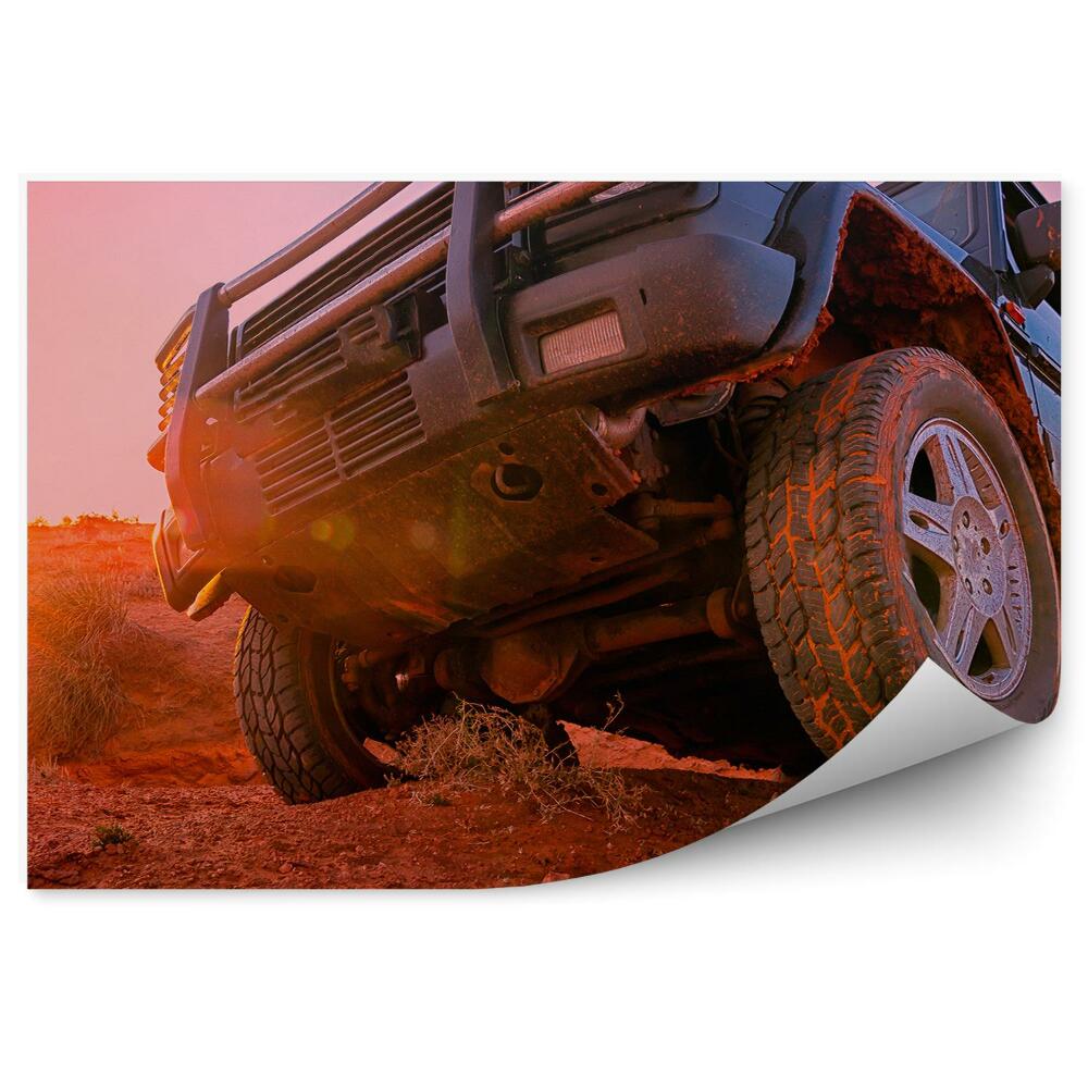 Fototapeta na ścianę Pojazd 4x4 na pustyni