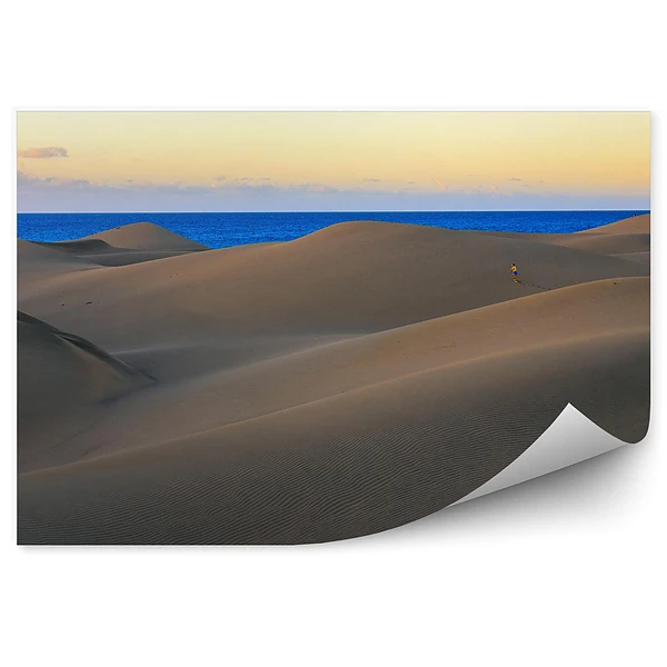 Okleina ścienna Wydmy maspalomas morze ocean niebo chmury