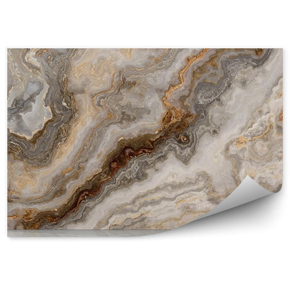 Okleina ścienna Marmur z odbiciem na podłodze