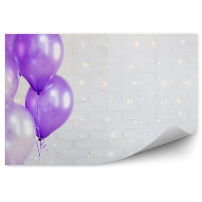 Okleina ścienna Kolorowe balony cegła