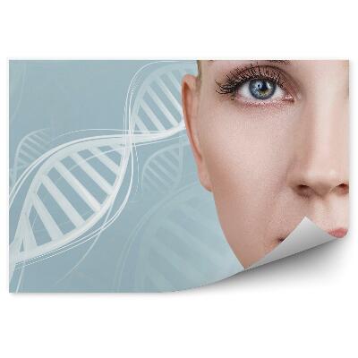 Fotopeta Twarz kobiety kropki kremu dna