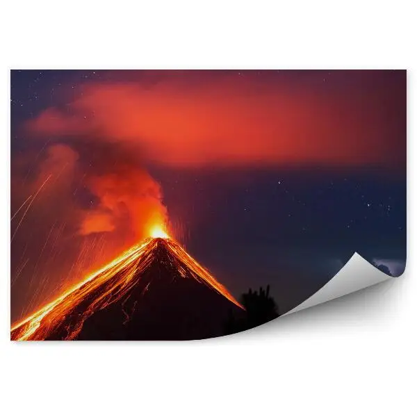 Fototapeta Fuego wulkan guatemala
