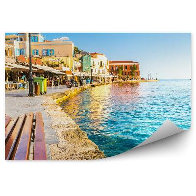 Fototapeta na ścianę Stary port Grecja latarnia morska miasto