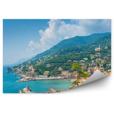 Fototapeta Wybrzeże włochy miasto wzgórza woda