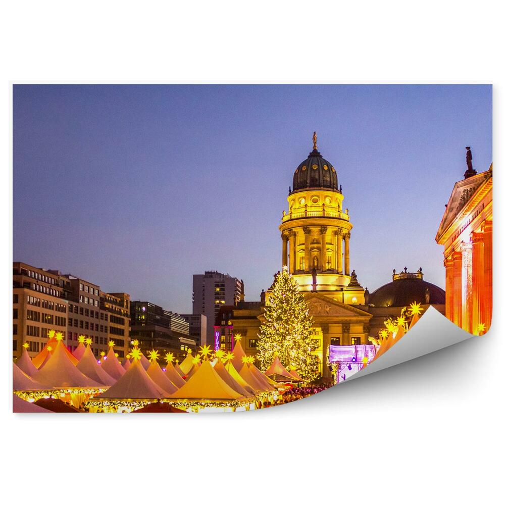 Fototapeta jarmark bożonarodzeniowy Berlin rynek