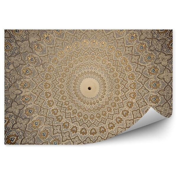 Fototapeta Orientalny wzór złote kształty dziura