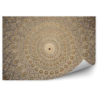 Fototapeta Orientalny wzór złote kształty dziura