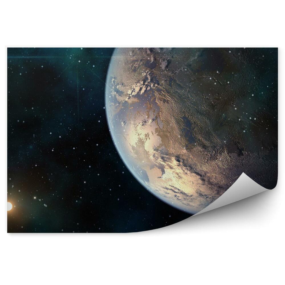 Fototapeta Planeta gwiazdy niebo wszechświat galaktyka