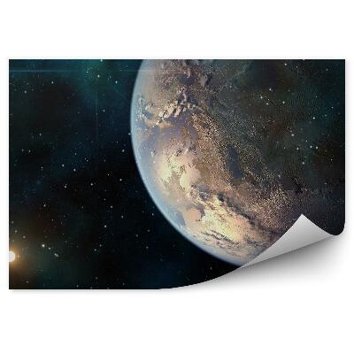 Fototapeta Planeta gwiazdy niebo wszechświat galaktyka