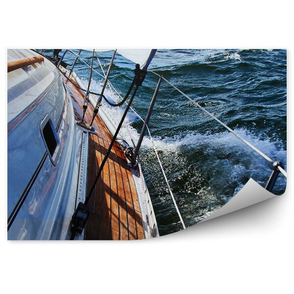 Okleina na ścianę Żaglowiec otwarte morze łódź woda