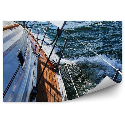 Okleina na ścianę Żaglowiec otwarte morze łódź woda
