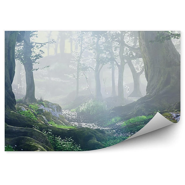 Okleina ścienna Magiczny las fantasy