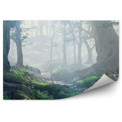 Okleina ścienna Magiczny las fantasy