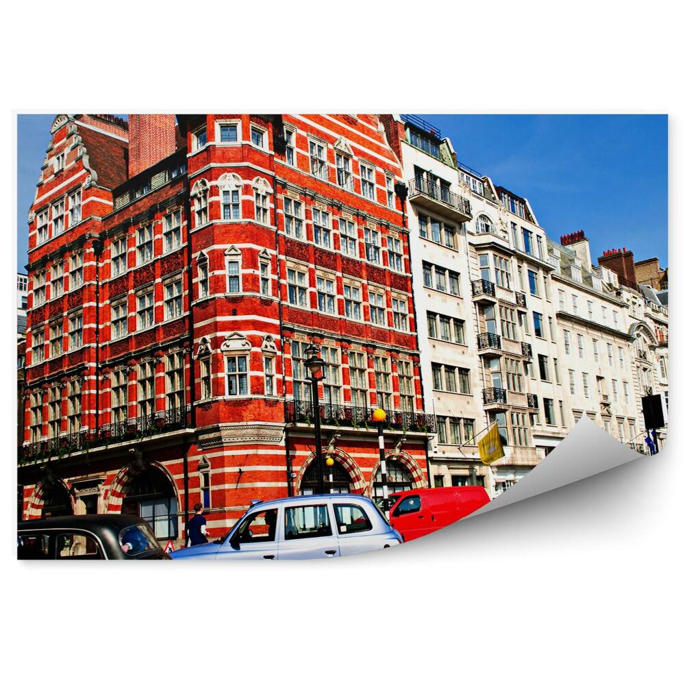 Fototapeta Architektura uk samochody ruch budynki