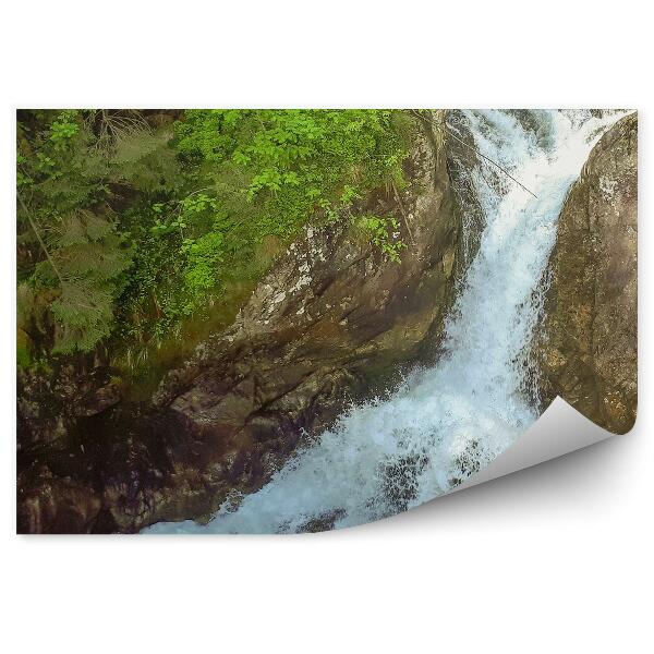 Okleina ścienna Wodogrzmoty góry Tatry wodospad Polska