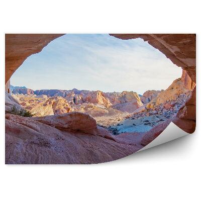 Fototapeta na ścianę Skalne okno widok na górską dolinę