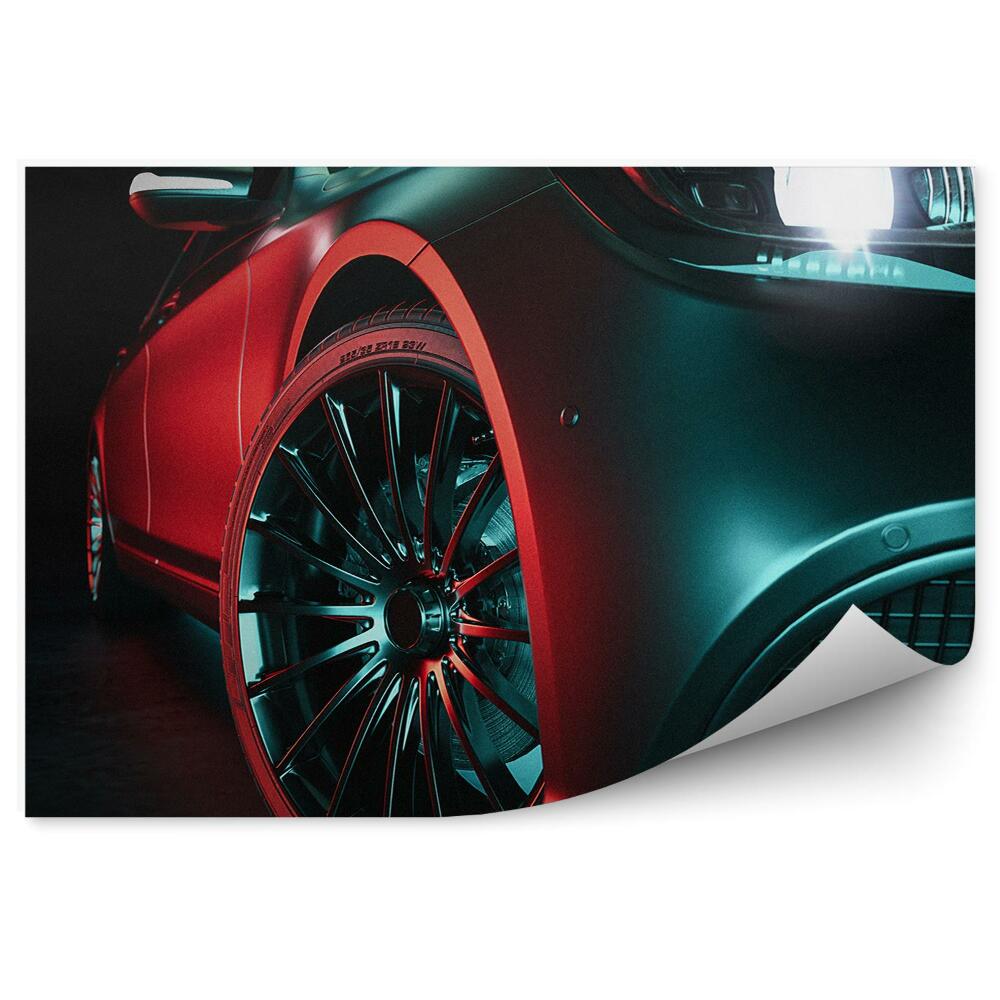 Fototapeta na ścianę Nowoczesny szary samochód