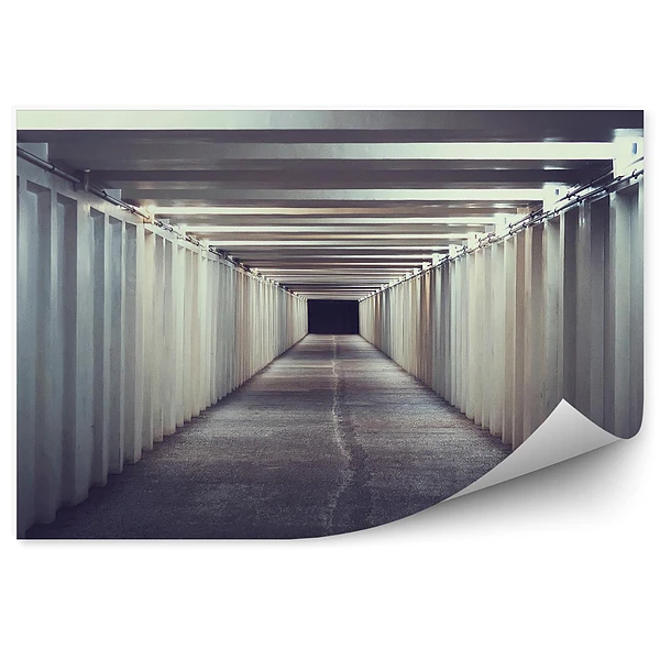 Okleina na ścianę Tunel autostrada