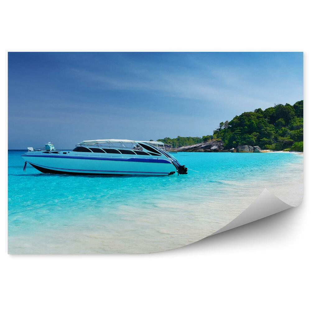 Fototapeta Plaża lato turyści natura woda