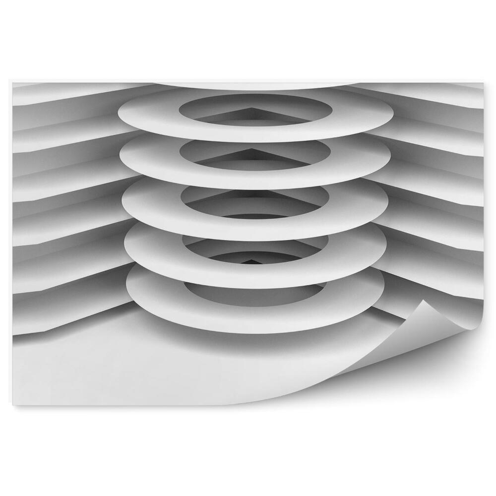 Okleina na ścianę Abstrakcja architektura 3d