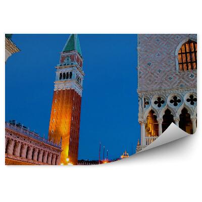 Fototapeta Wieczór miasto architektura budynki turystyka