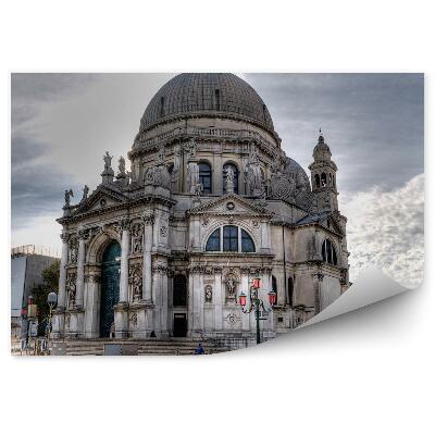 Fototapeta na ścianę Bazylika Santa Maria della Salute Wenecja budynki statki Włochy