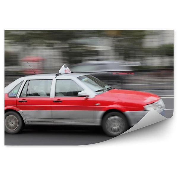 Fotopeta Szanghaj chiny taksówka auto transport