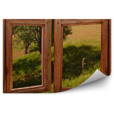 Fototapeta Krajobraz widok przez okno