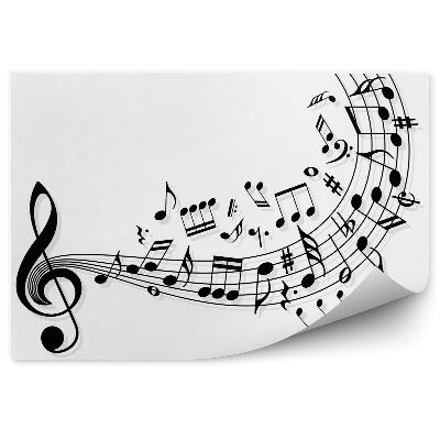 Fototapeta Nuty i klucz wiolinowy 