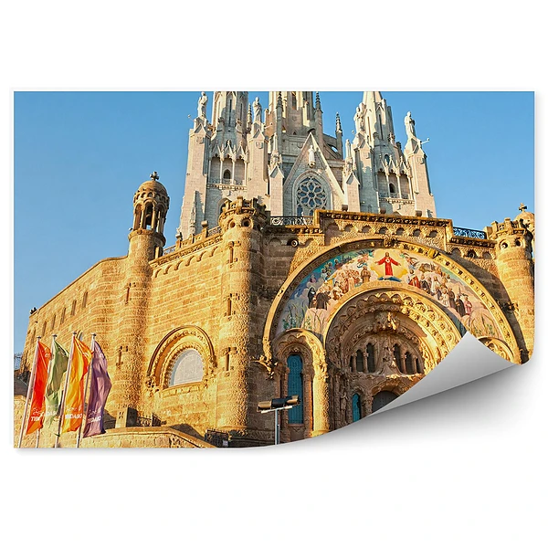 Okleina na ścianę Kościół zdobienia barcelona rzeźby