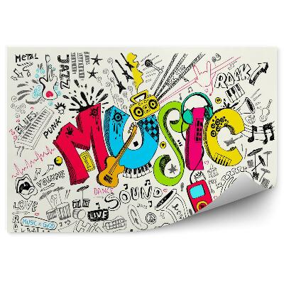 Fototapeta Graffiti muzyka 