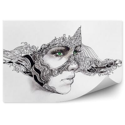 Fotopeta Twarz kobiety w masce