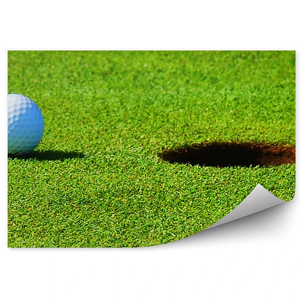 Fototapeta samoprzylepna Dołek piłka golfowa