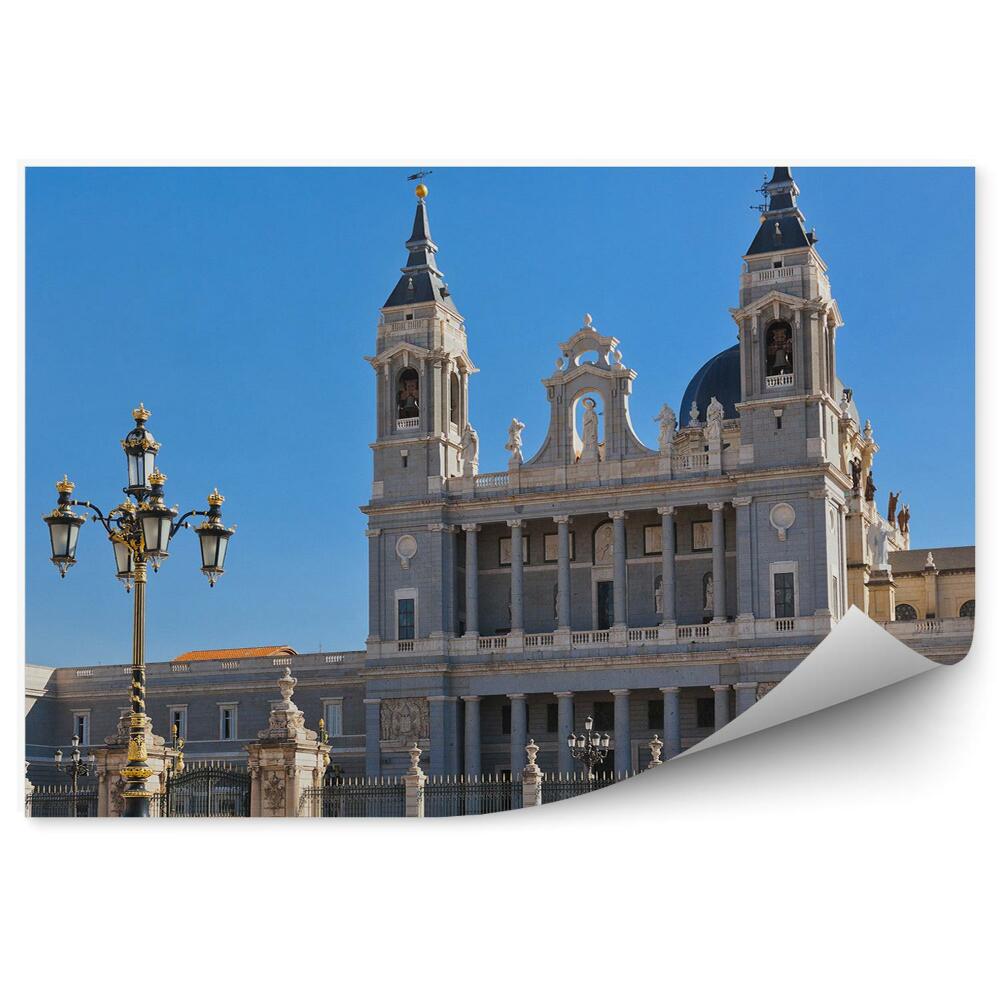 Fototapeta Madryt katedra almudena hiszpania architektura