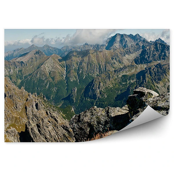 Okleina na ścianę Tatry krywań niebo chmury