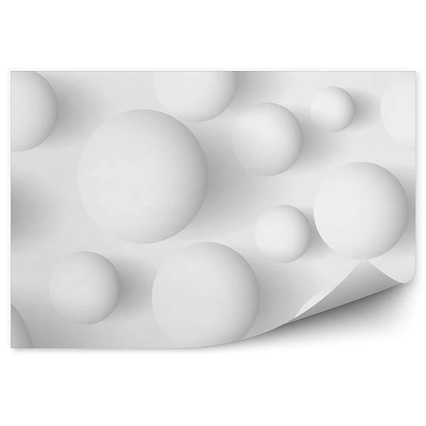 Fototapeta Białe kule 3d