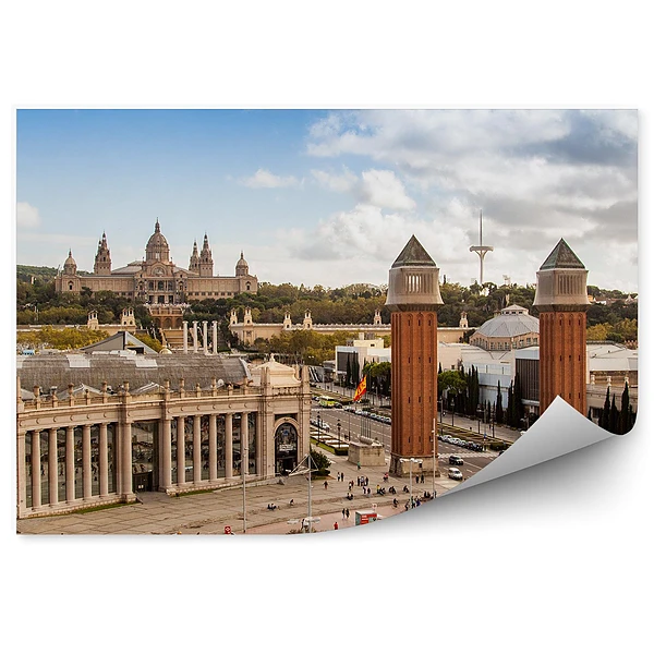 Fototapeta Architektura barcelona wieże