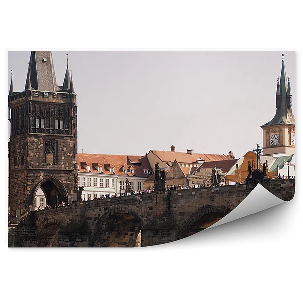 Fototapeta samoprzylepna Most karola praga stare miasto