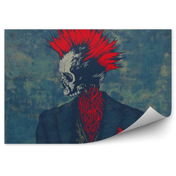 Fototapeta Szkielet punk