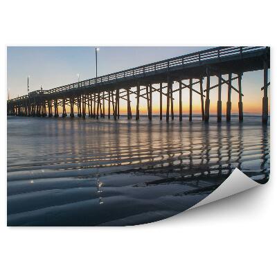 Fototapeta samoprzylepna Molo nad wodą błękitna woda