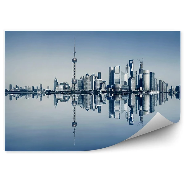 Fototapeta Shanghai panorama miasta