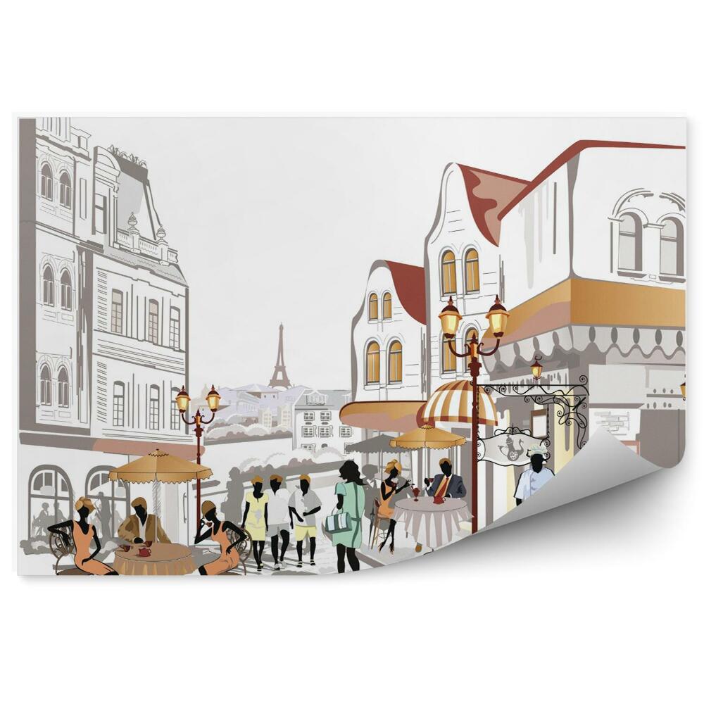 Fototapeta Widok ulic w starej części miasta