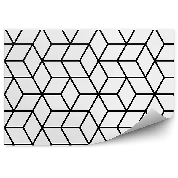 Fototapeta Geometryczny wzór z kostki