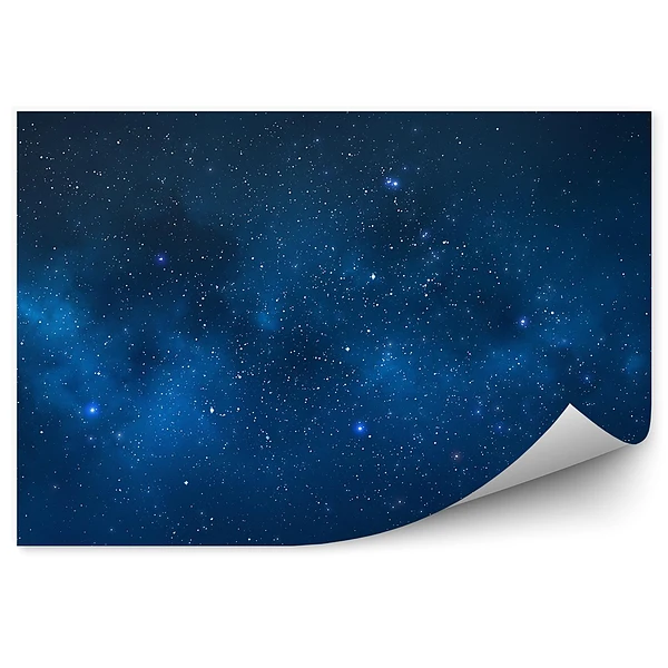 Fototapeta Nocne niebo wszechświat niebo pełne gwiazd galaktyka