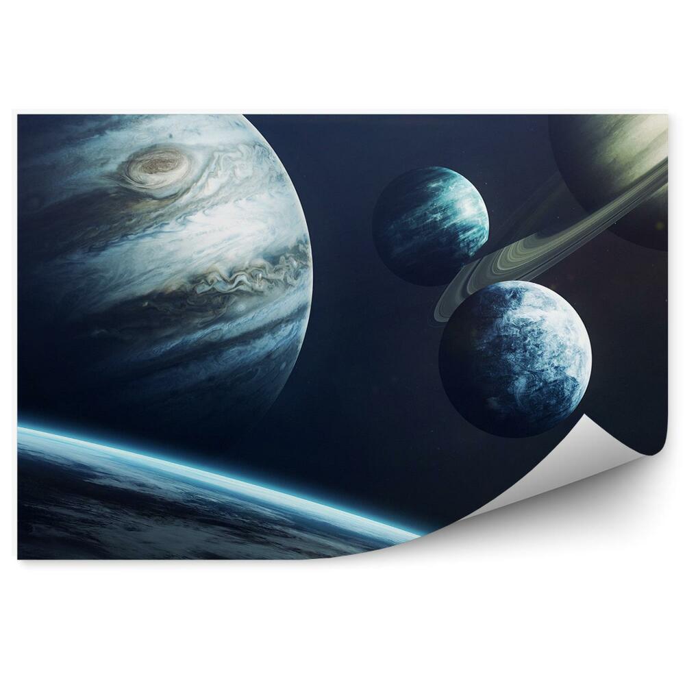 Fototapeta Schemat układ słoneczny planety