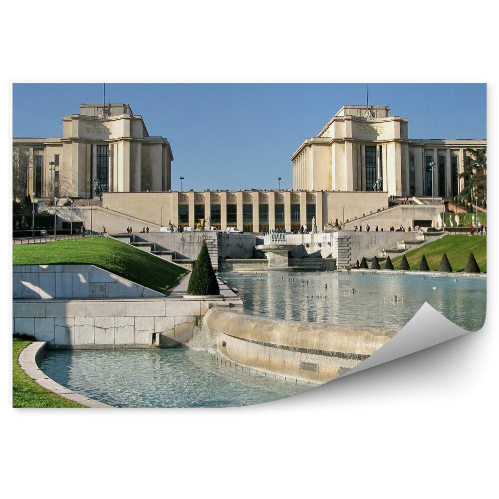 Fototapeta Paryż fontanna Trocadero